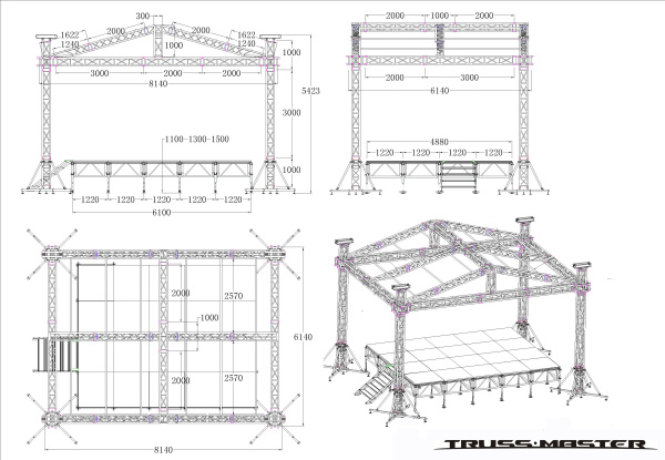 Truss-Master Stage 8х6х5
