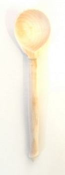 Ложка полубаская чайная, без росписи  Ложка полубаская чайная, без росписи