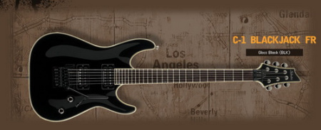 SCHECTER BLACKJACK C-1 FR BLK