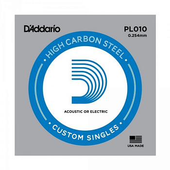 D'ADDARIO PL010-5 - Plain Steel