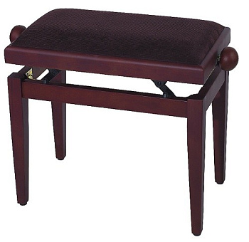 GEWA FX Piano Bench Walnut Matt Brown Seat