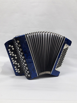 Шуйская гармонь C24L "Озорник" синий