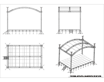 Truss-Master Stage 12х8х9