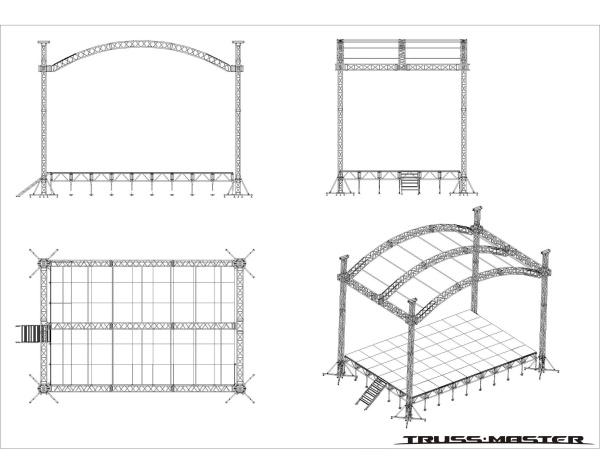 Truss-Master Stage 12х8х9